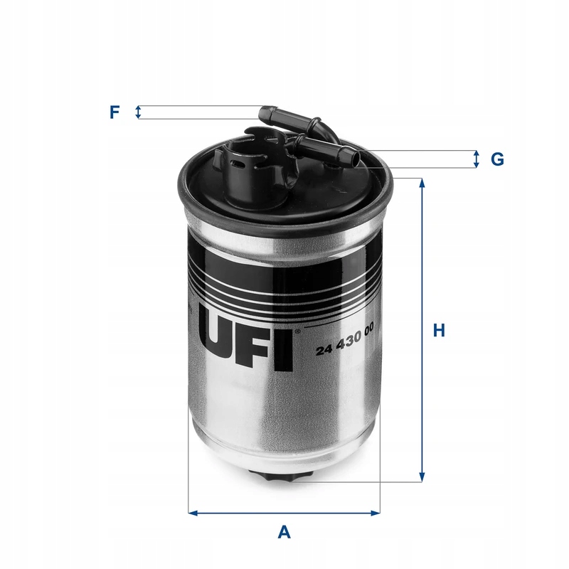 Filtr paliwa UFI 24.430.00