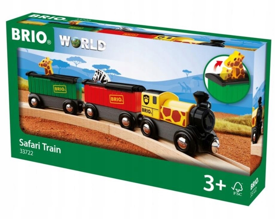 BRIO WORLD POCIĄG SAFARI -