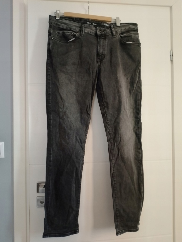 Spodnie Levis 34/32 slim fit jeansy męskie szare
