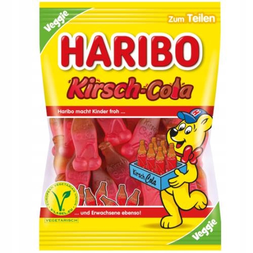 Z NIEMIEC DE | Haribo Kirsch-Cola Żelki 175 g