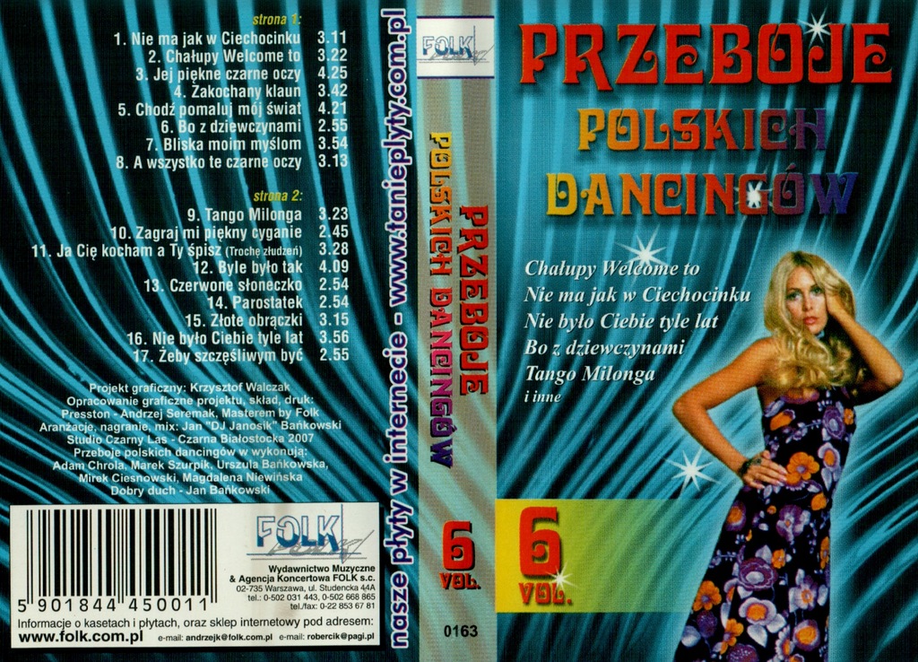 Купить Хиты польских танцев том 6.: отзывы, фото, характеристики в интерне-магазине Aredi.ru