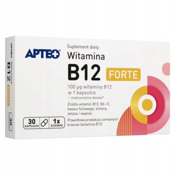 APTEO witamina B12 FORTE 30 tabletek