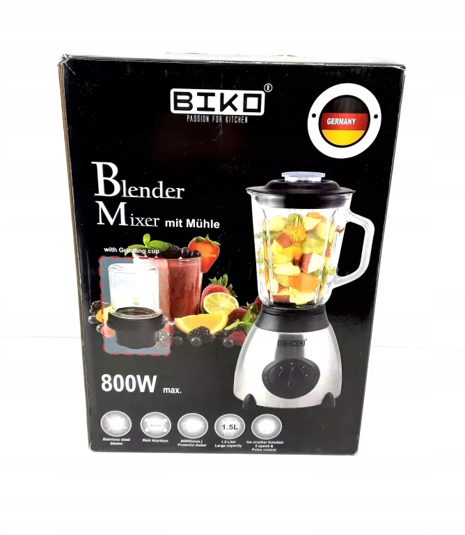 BLENDER KIELICHOWY BIKO BKSME800W 800W IGŁA! 13109480182