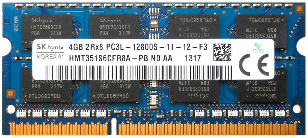 Hynix 8GB PC3-12800S DDR3 1600Hz So-Di Laptop Eory HT41GS6FR8C - Foto 6
