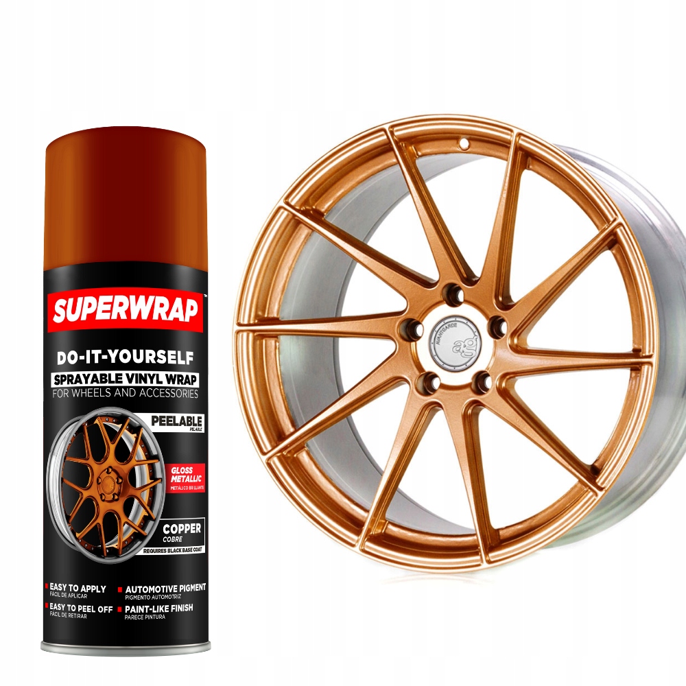 SUPERWRAP Copper Folia vinylowa w płynie 13207331780 oficjalne