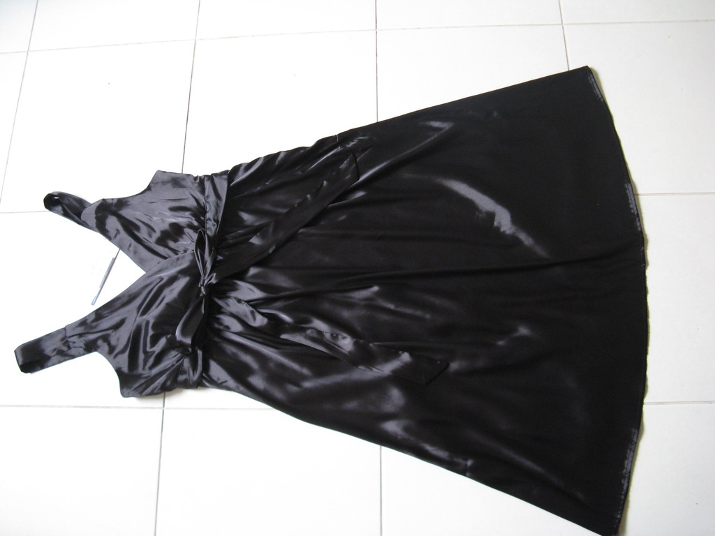 SOLAR czarna sukienka r. 36
