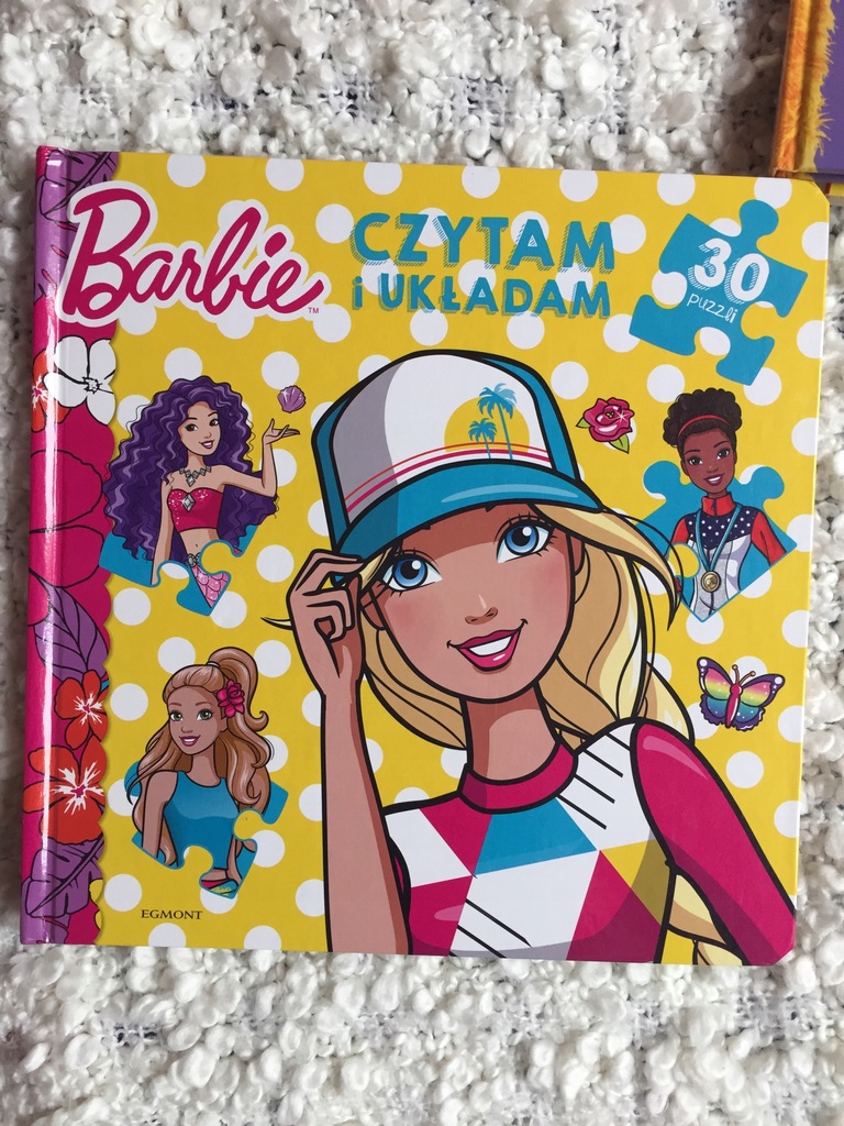 Książka Barbie z puzzlami
