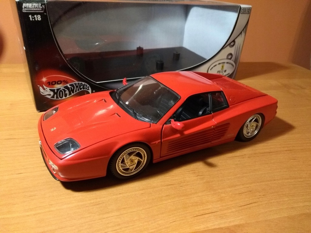 Ferrari F512 M Hot Wheels 1:18 - 9772786136 - oficjalne