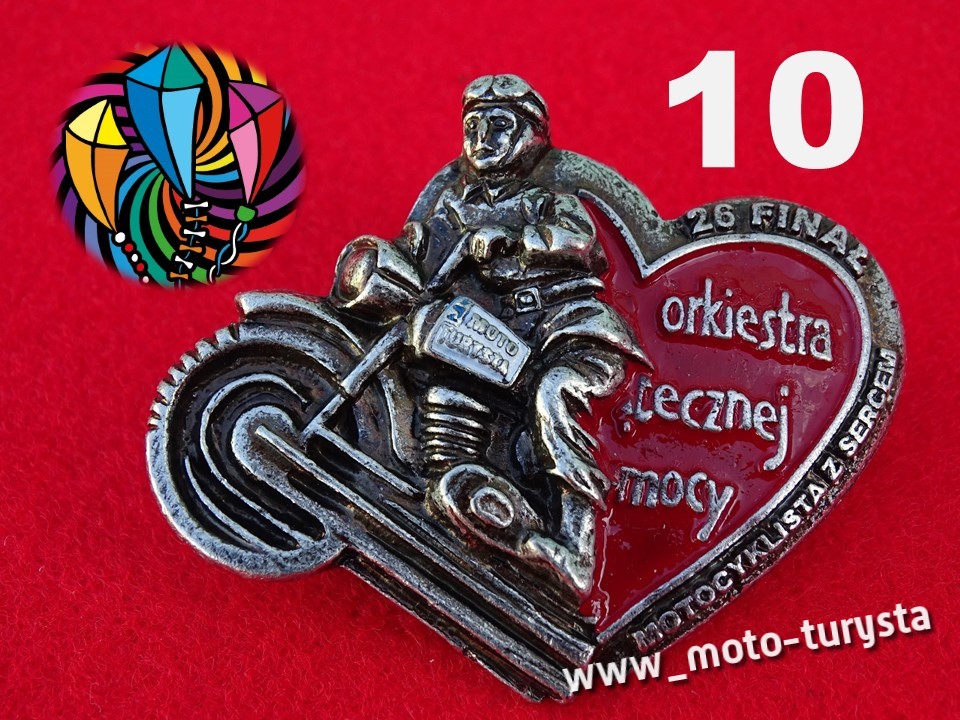 MOTOCYKLISTA z SERCEM nr 10 z 26, autograf Jurka !