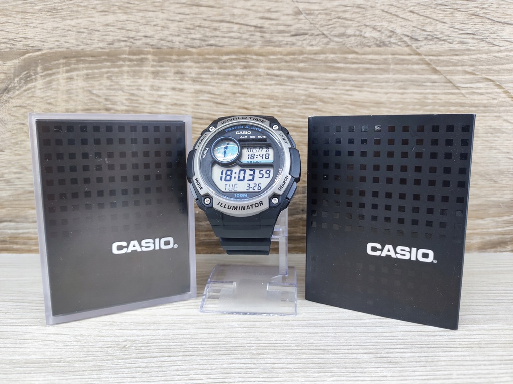 Zegarek męski Casio CPA-100-1AV + pudełko - 15370479581 - oficjalne ...