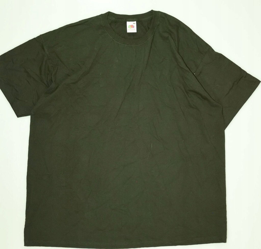 3-1285 CZARNY T-SHIRT FRUIT OF THE LOOM XXL