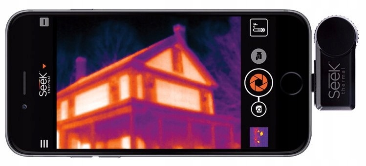 Купить Компактная тепловизионная камера Seek Thermal iOS: отзывы, фото, характеристики в интерне-магазине Aredi.ru