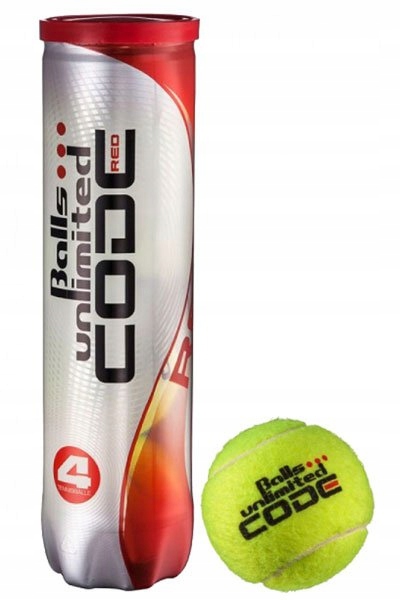 Piłki tenisowe Balls Unlimited Red Code 5 puszek