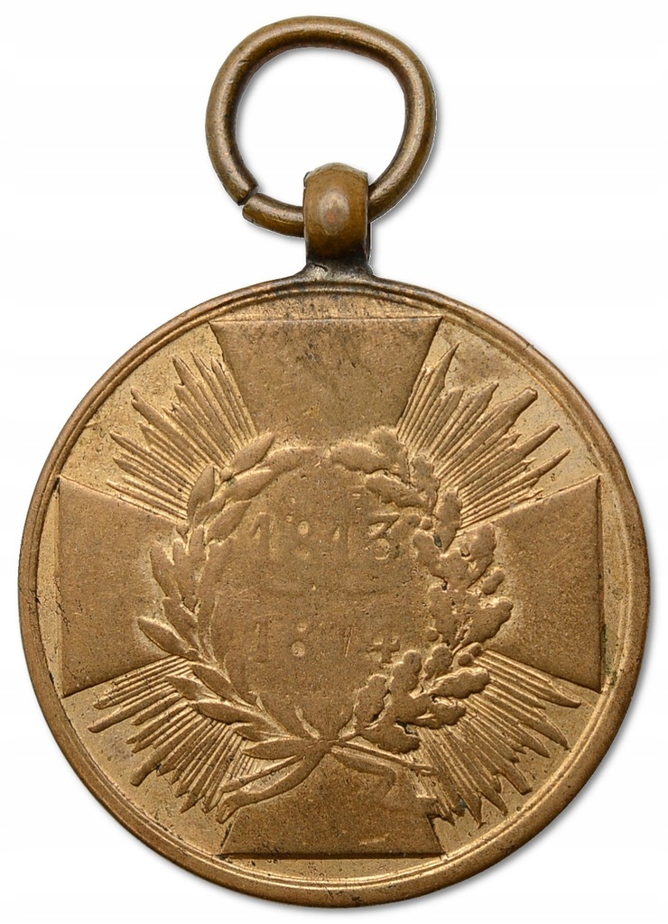 14.aj.PRUSY, MEDAL ZA WOJNY NAPOLEOŃSKIE 1813-1814