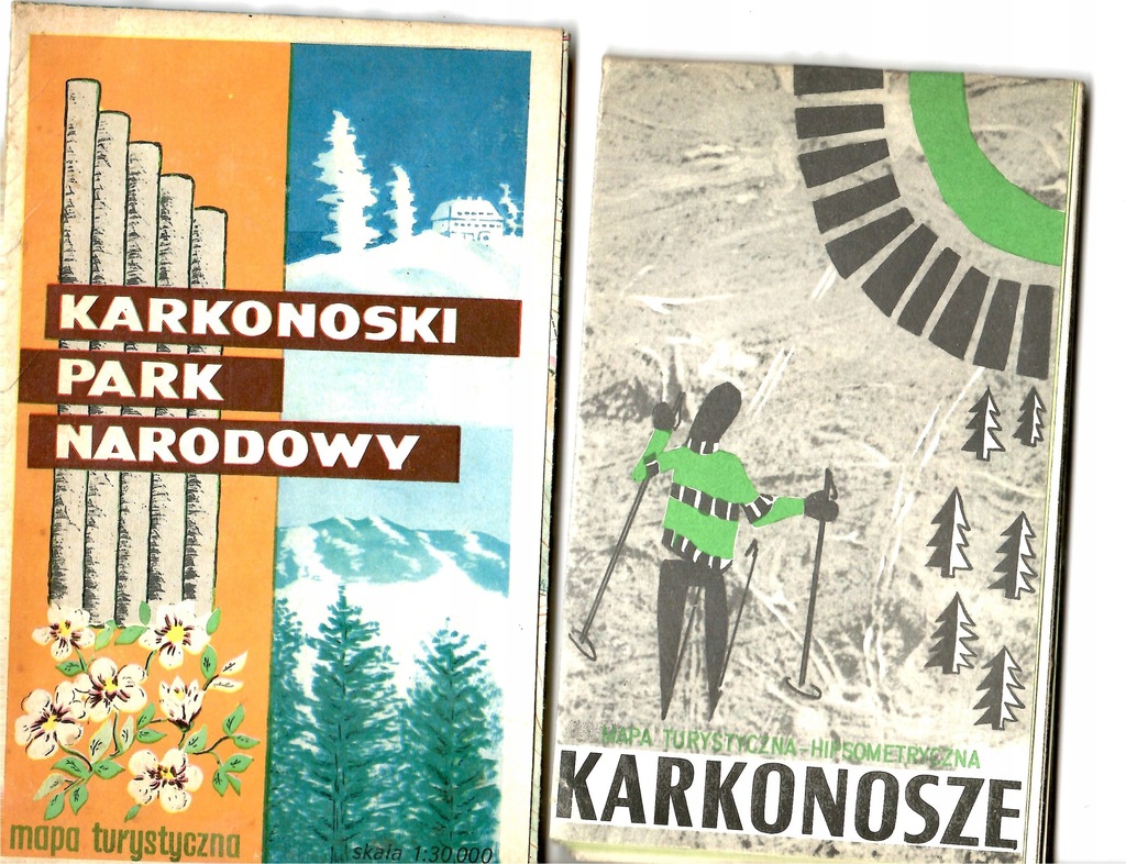 PRL Mapa Turystyczna Karkonosze Park Narodowy 11931061468 Oficjalne 