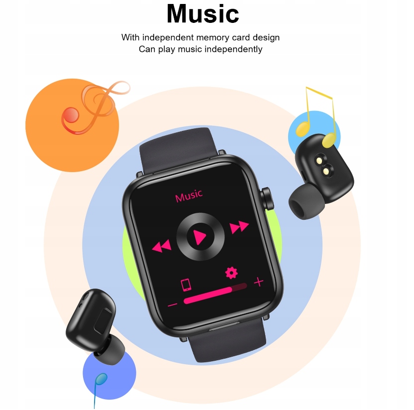 zegarek ze słuchawkami / bezprzewodowy Bluetooth