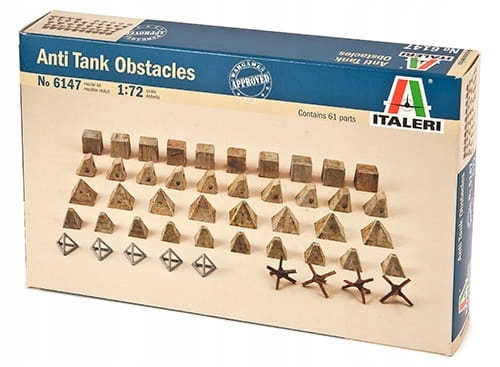 Italeri 6147 Anti Tank Obstacles 1:72