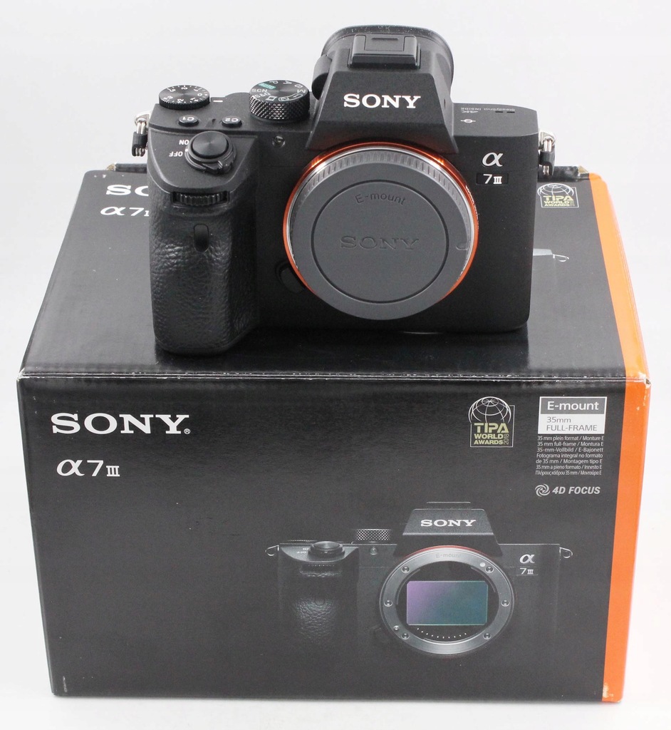 Aparat fotograficzny Sony Alpha A7 III korpus czarny używany 542 ZDJĘĆ