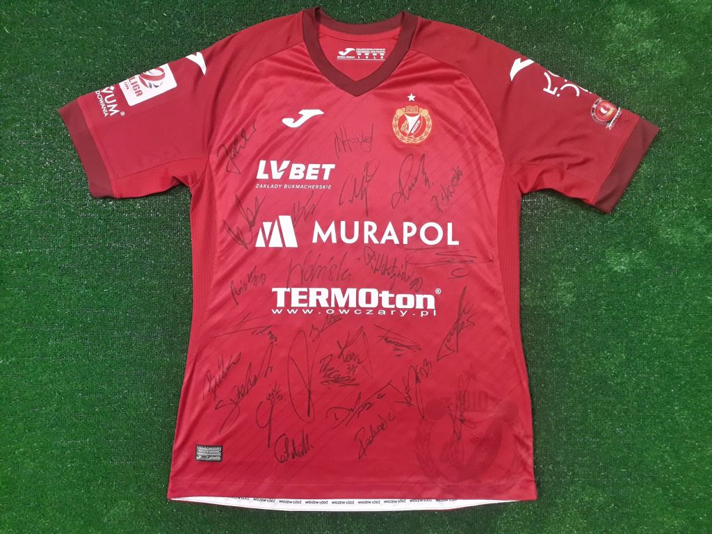 D. Mąka (Widzew) - koszulka z autografami! (rts)