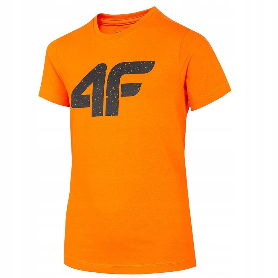 T-shirt Koszulka dla chłopca 4F pomarańcz 164 cm
