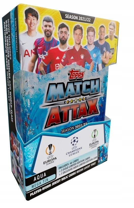 Купить Карточки AQUA TOPPS CAN 66 MATCH ATTAX УЕФА 2021/22: отзывы, фото, характеристики в интерне-магазине Aredi.ru