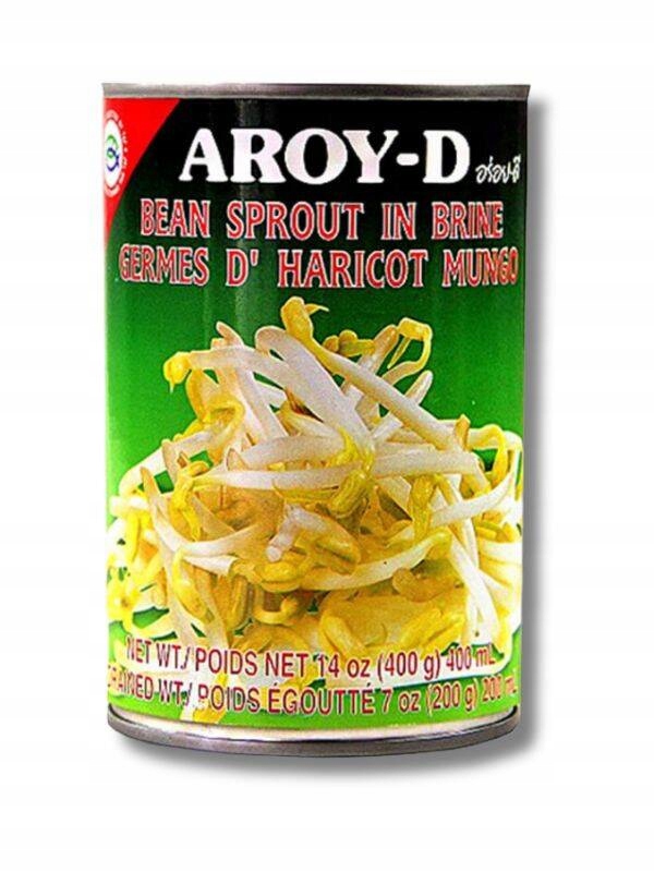Kiełki Fasoli Mung w Wodzie Marynowane Bean Kuchnie Świata Aroy 400g