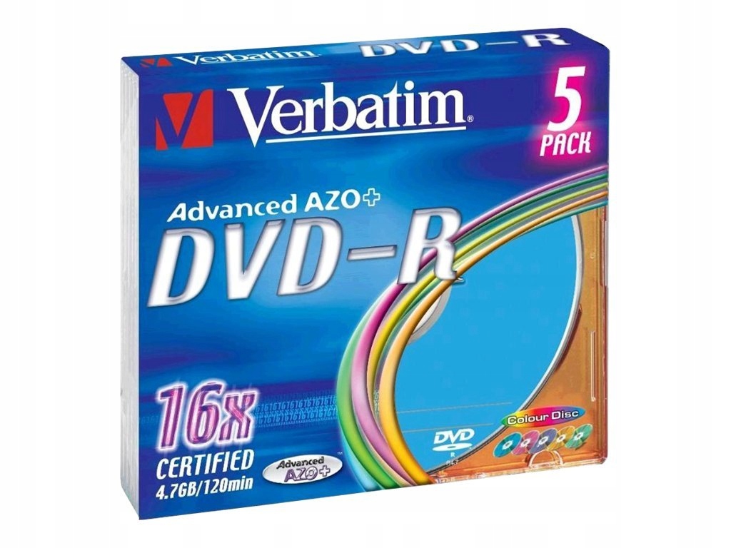 Verbatim 43557 Verbatim DVD-R slim jew