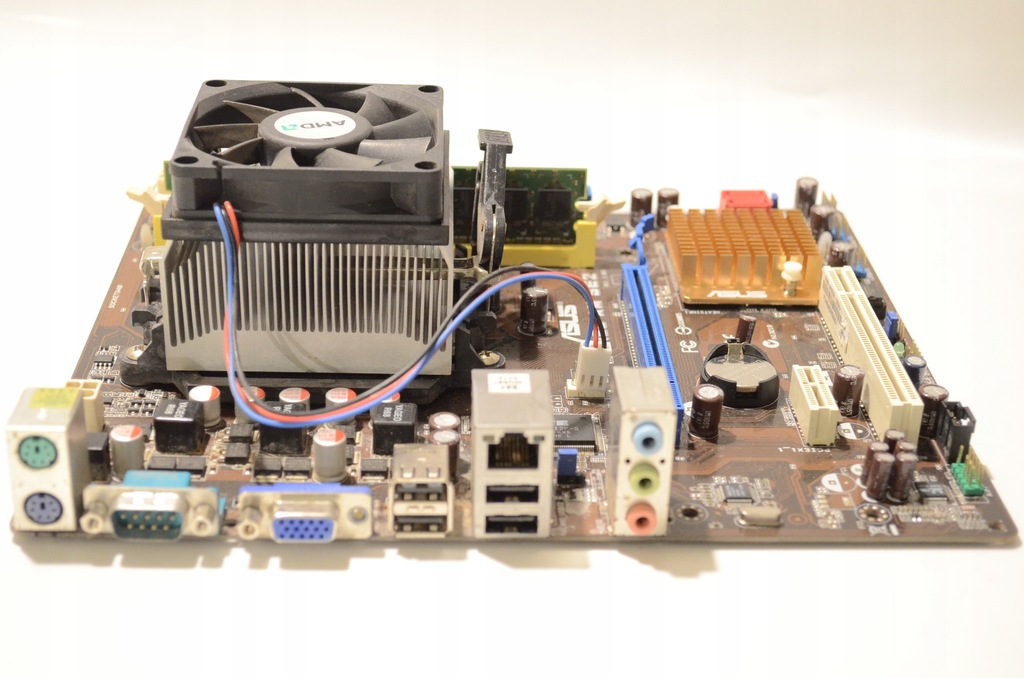 M2N68-AM SE2 ASUS + Procesor Athlon 3500+ pamięć
