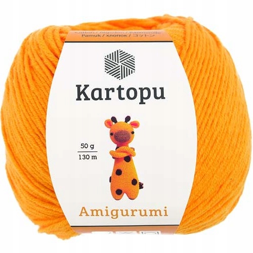 Włóczka AMIGURUMI Kartopu kolor K 322 ciemny żółty