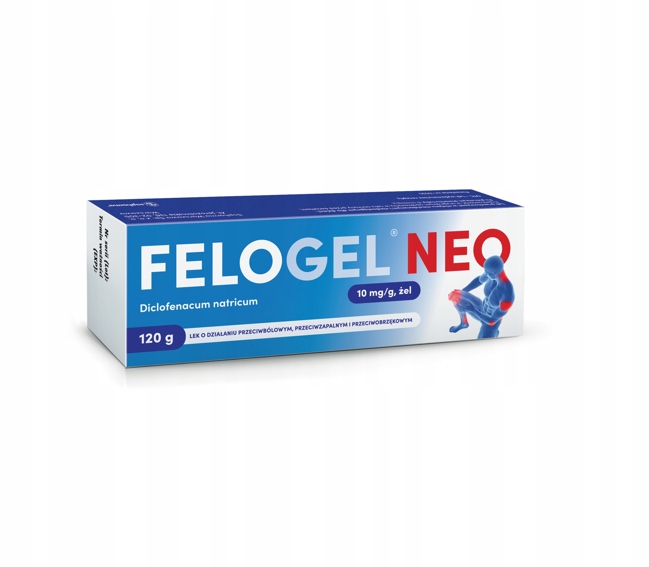 Felogel Neo 120 g żel ból diclofenac p/zapalny stawy mięśnie