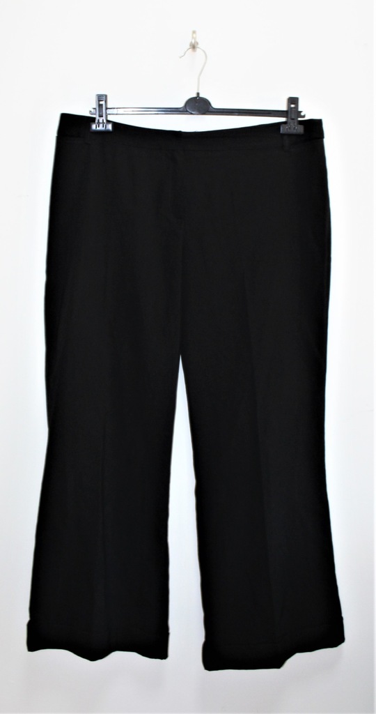 New Look czarne eleganckie spodnie w kant 3XL 46