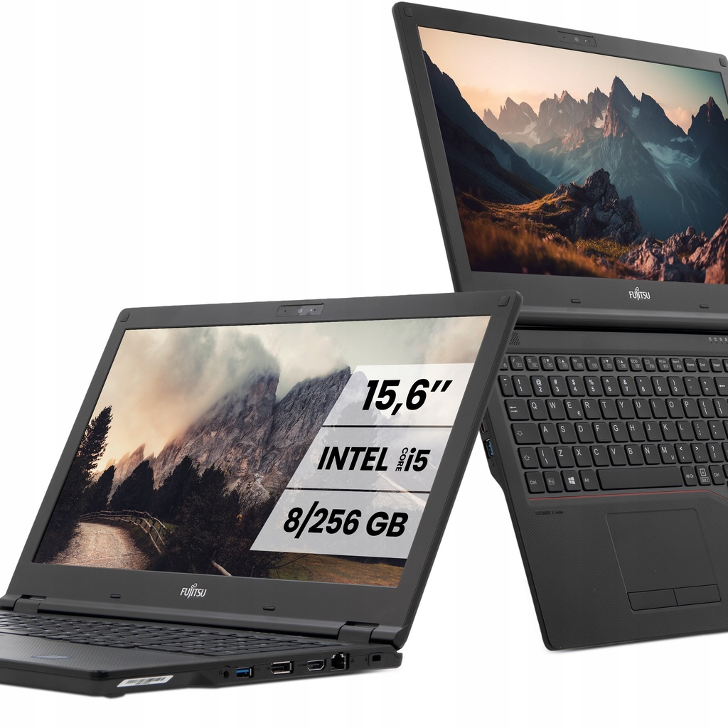 ODNOWIONY POLEASINGOWY LAPTOP FUJITSU Lifebook E459 15,6" FHD DYSK SSD RAM