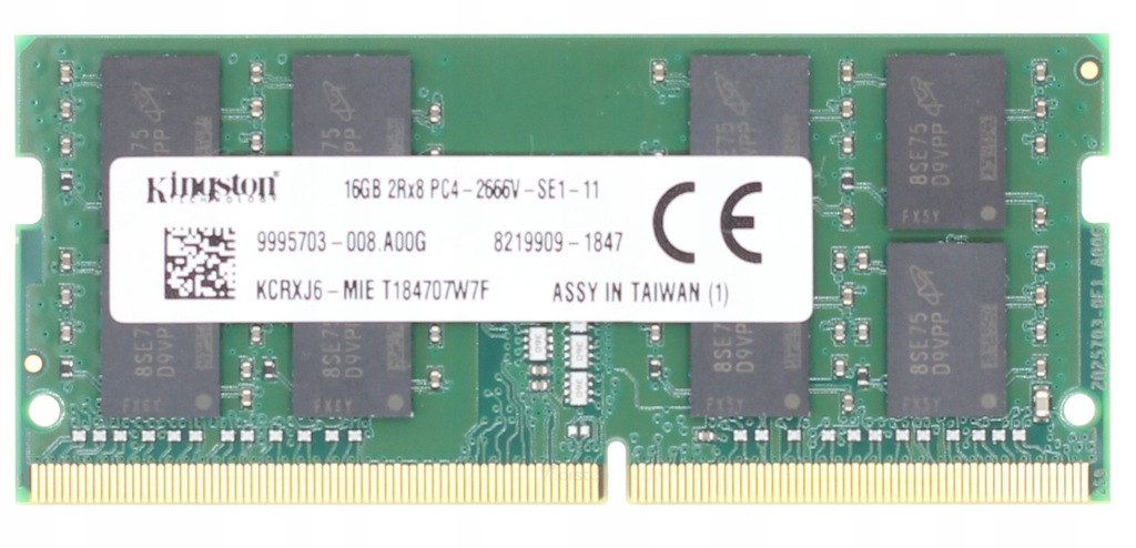 16GB 2666 KINGSTON PC4-2666V KCRXJ6-MIE 9995703-008.A00G PAMIĘĆ RAM DDR4