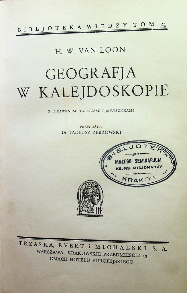 Geografja w kalejdoskopie 1930 r