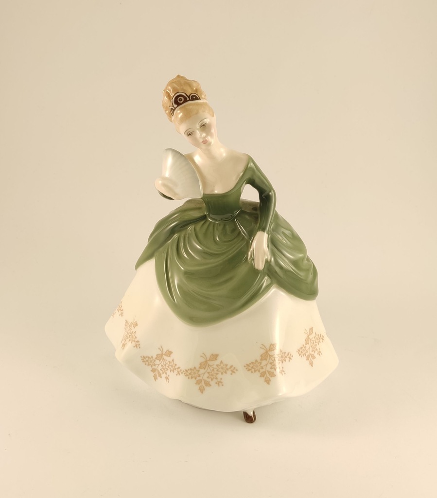 Figurka Porcelanowa - Dama z wachlarzem - ROYAL DOULTON