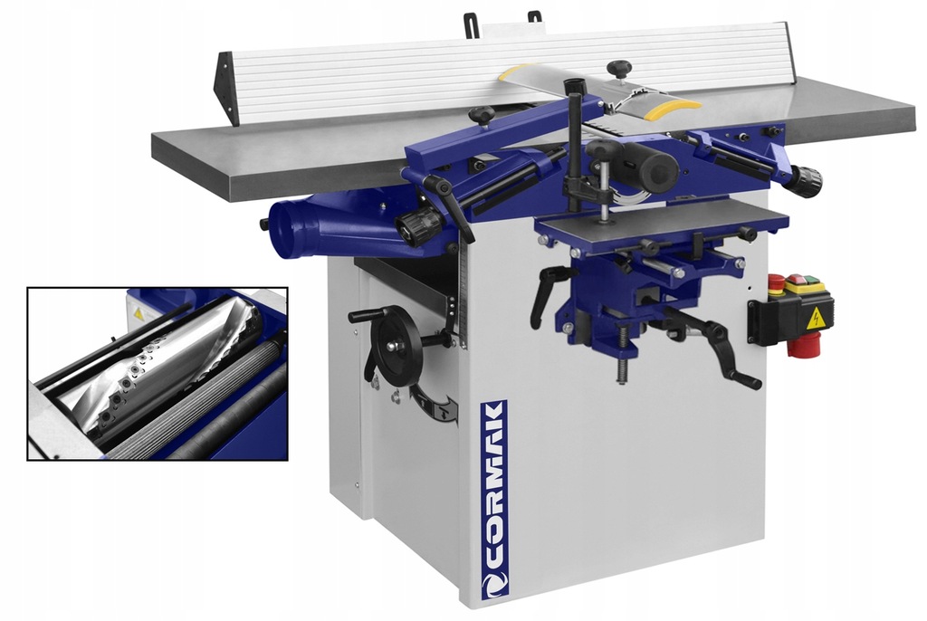 GRUBOŚCIOWKA HEBLARKA STRUGARKA WYRÓWNIARKA 3.0KW 310MM WAŁ SPIRALNY CORMAK