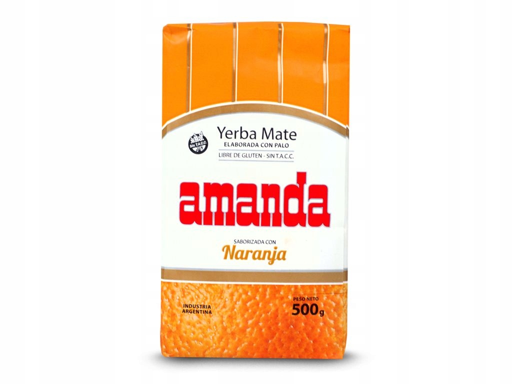 YERBA MATE AMANDA NARANJA POMARAŃCZOWA 500G