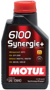 MOTUL 6100 SYNERGIE+ 10W40 1L