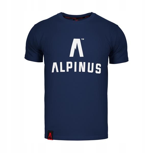 Koszulka męska Alpinus Classic granatowa XL