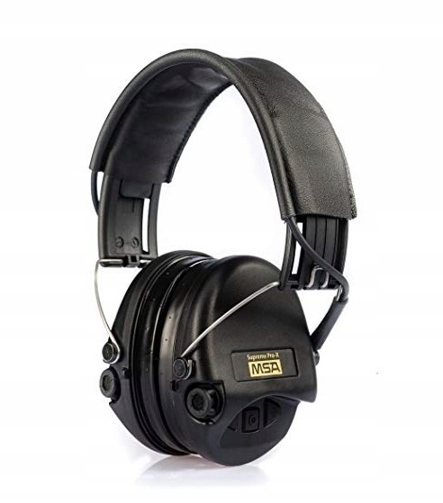 I4D95 Słuchawki aktywne MSA Supreme Pro-X Czarne