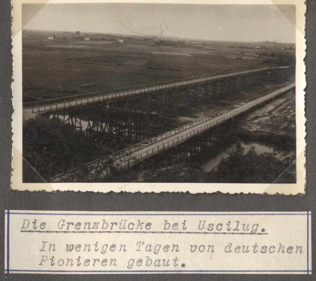 Zosin - Ustyłuh k/ Hrubieszów. Most p/ Bug 1941