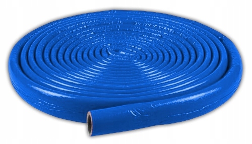 Otulina na rury 28x6 28/6 10mb niebieska pex