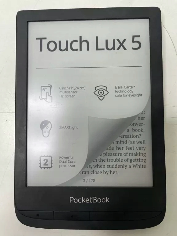 CZYTNIK E-BOOKÓW POCKETBOOK 628 TOUCH LUX 5 CZARNY - 14443545156 ...