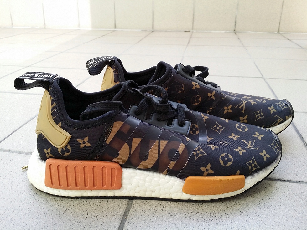 Tênis Adidas Nmd Louis Vuitton Lv Supreme Original - Mercado Livre Shoes