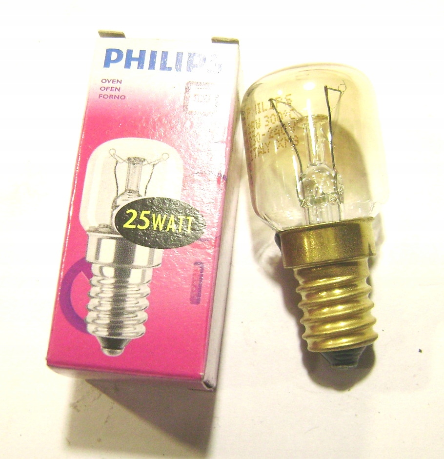 Żarówka do piekarnika 300'C 25W Philips żaroodp. - 10745128356