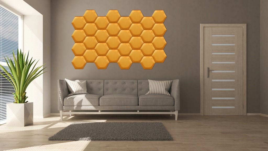 Купить Стеновые панели HEXAGON 3D МЯГКИЕ 24 H 2212: отзывы, фото, характеристики в интерне-магазине Aredi.ru