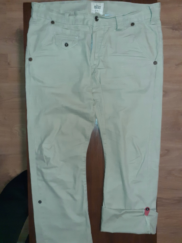 Spodnie Levi's 38/34 dżinsy rybaczki jeansy