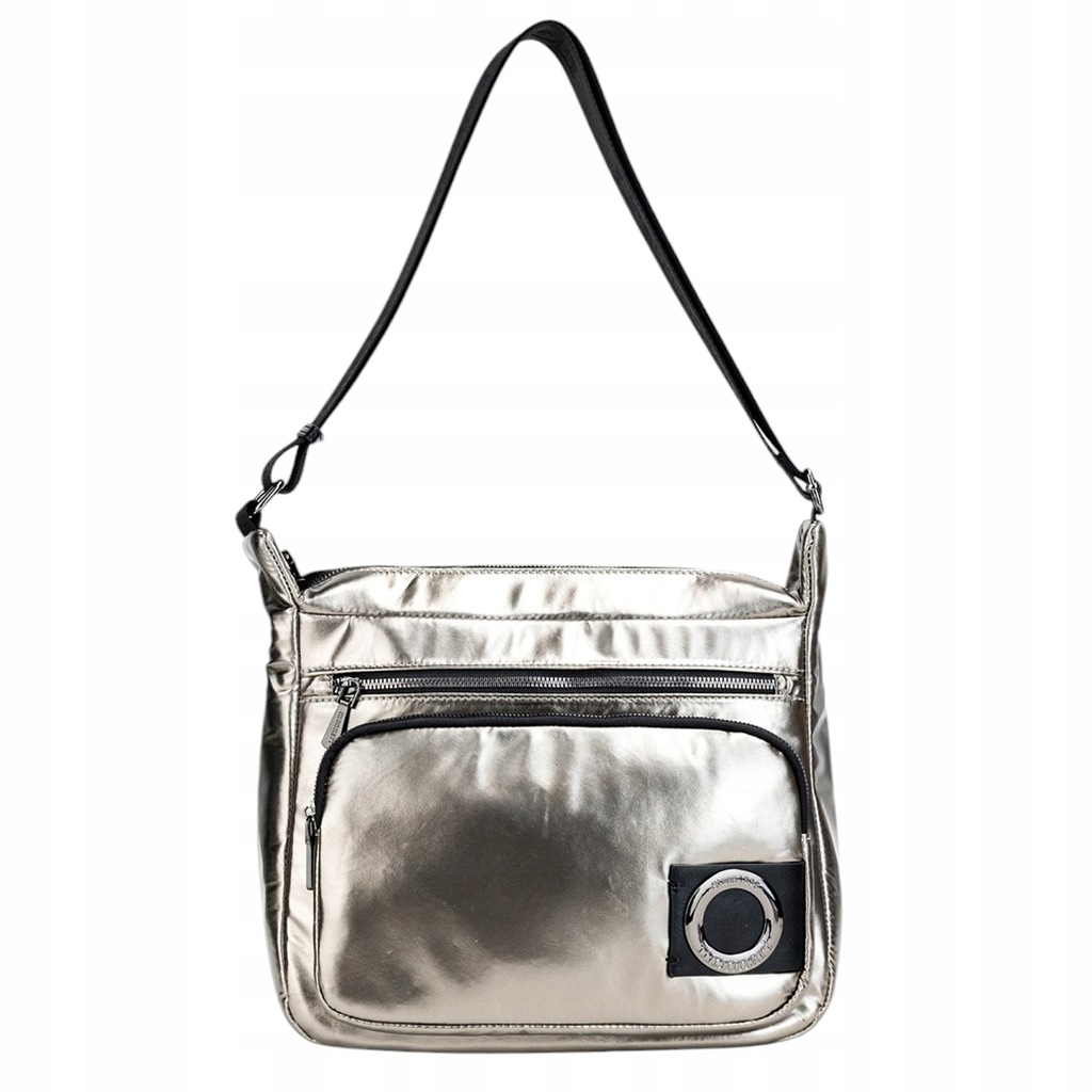 Torebka Monnari Listonoszka sportowa średnia BAG4670 metaliczna