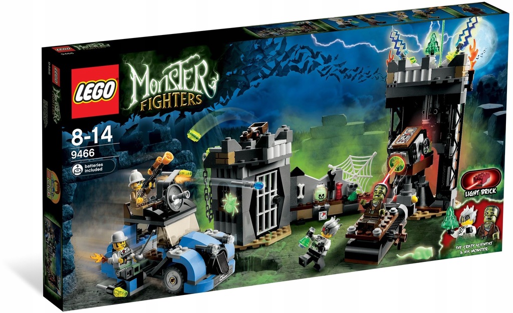 Lego Monster Fighters 9466 - Szalony naukowiec