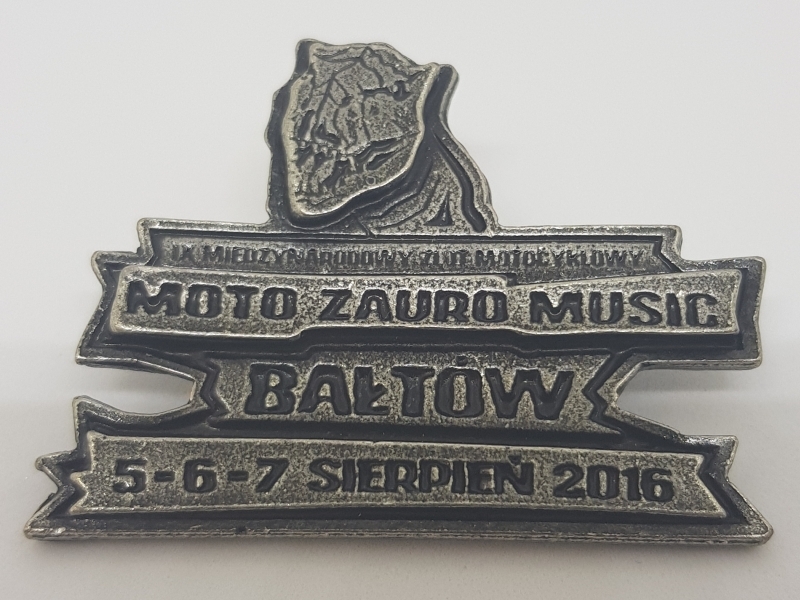 Plakietka z IX Zlotu "Moto Zauro Music" #A